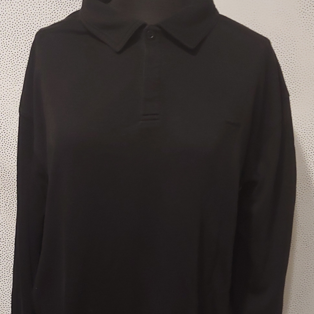 PATAGONIA Black Long Sleeve Polo